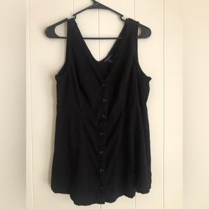 black torrid button down tank
